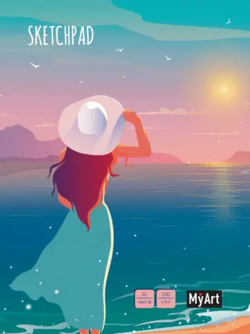 Скетчпад Девушка обложка книги