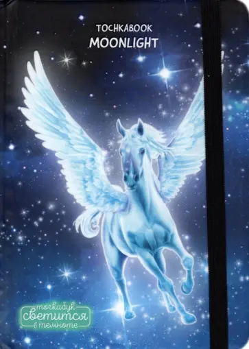 Точкабук. Волшебный пегас, 72 листа, А5 обложка книги