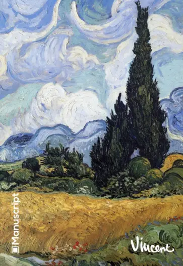 Скетчбук Van Gogh 1889, 40 листов, А5 обложка книги