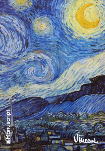 Скетчбук Van Gogh 1889, 40 листов, А5 обложка книги