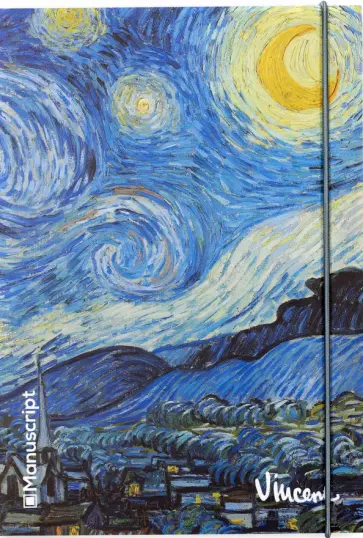 Скетчбук V. Gogh 1889, 80 листов, А5 обложка книги