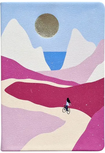 Ежедневник недатированный Golden sun, 96 листов, А5 обложка книги