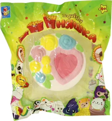 Игрушка-антистресс мммняшка squishy Торт обложка книги