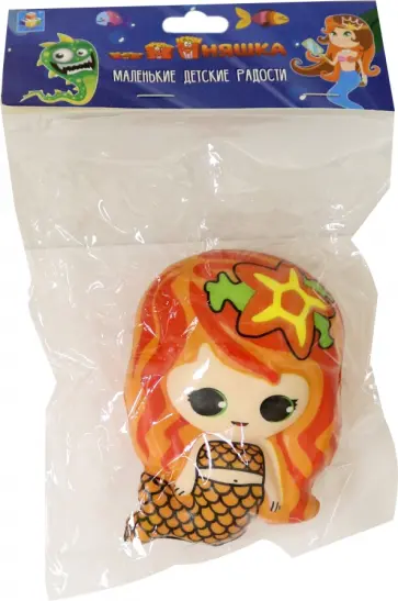 Игрушка-антистресс мммняшка squishy Русалка обложка книги