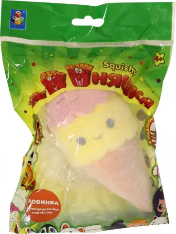 Игрушка-антистресс мммняшка squishy Мороженое обложка книги