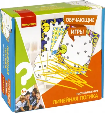 Игра настольная обучающая Линейная логика обложка книги