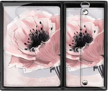 Обложка для паспорта + ключница Мак обложка книги