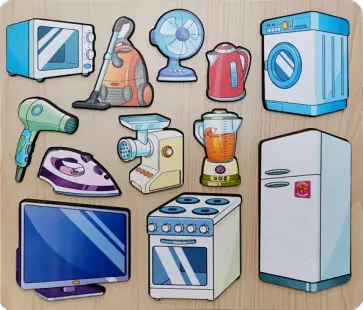 Рамка-вкладыш Бытовая техника, 12 деталей обложка книги