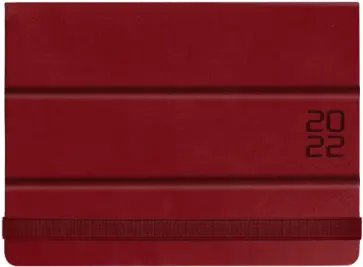 Планинг датированный на 2022 год, Флоттер красный, 54 листа обложка книги