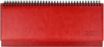 Планинг датированный на 2022 год, Сариф, 64 листа, красный обложка книги