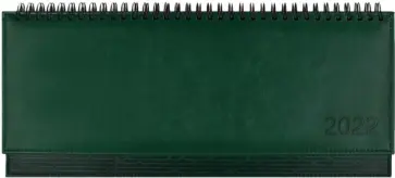 Планинг датированный на 2022 год, Сариф, 64 листа, зеленый обложка книги