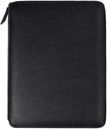 Ежедневник-органайзер недатированный, Шеврет черный, 120 листов, А5+ обложка книги