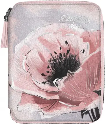 Ежедневник-органайзер недатированный, Анемоны, 120 листов, А6+ обложка книги