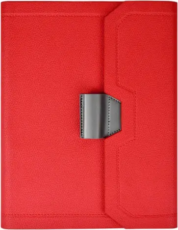 Ежедневник-органайзер недатированный Джут, А5+, 120 листов, красный обложка книги