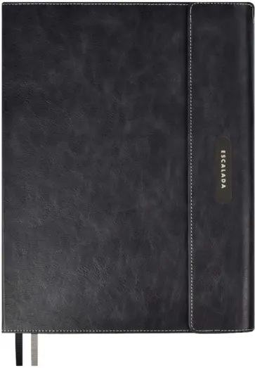 Ежедневник недатированный, Вачетто черный, 160 листов, А4 обложка книги