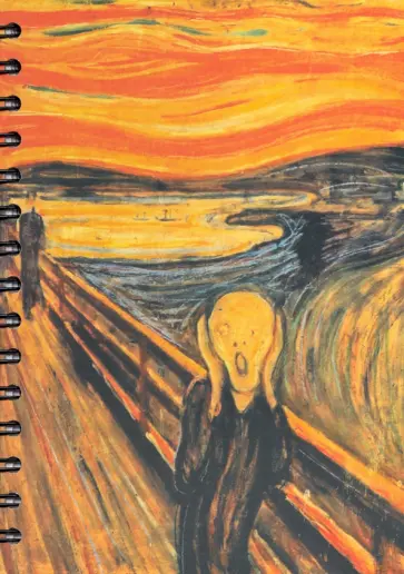 Скетчбук Мунк, Крик, 100 листов, А5 обложка книги