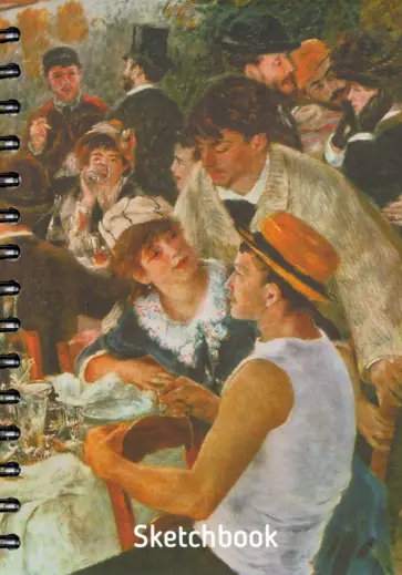 Скетчбук Завтрак гребцов, 100 листов, А5 обложка книги