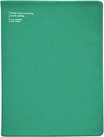 Еженедельник датированный на 2022 год, Infolio Prague зеленый, 88 листов обложка книги