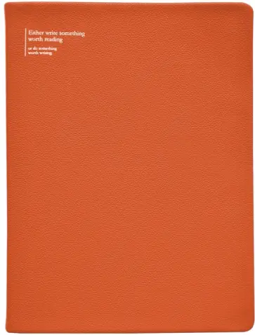 Еженедельник датированный на 2022 год, Infolio Prague орнжевый, 88 листов обложка книги