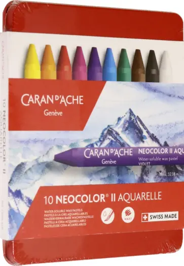 Пастель масляная Neocolor II, 10 цветов обложка книги