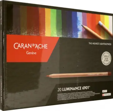 Карандаши цветные Luminance 6901, 20 цветов обложка книги