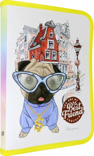 Папка на молнии Собачка, В5+ Папка на молнии Собачка, В5+ обложка книги