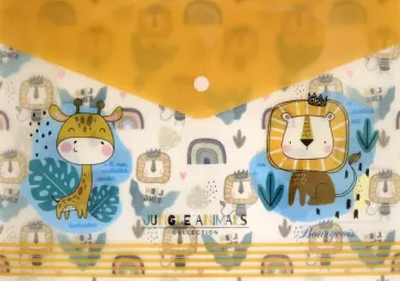 Папка-конверт на кнопке Сафари, А4+ Папка-конверт на кнопке Сафари, А4+ обложка книги