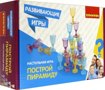 Игра развивающая Построй пирамиду обложка книги