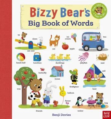 Bizzy Bear's Big Book of Words обложка книги