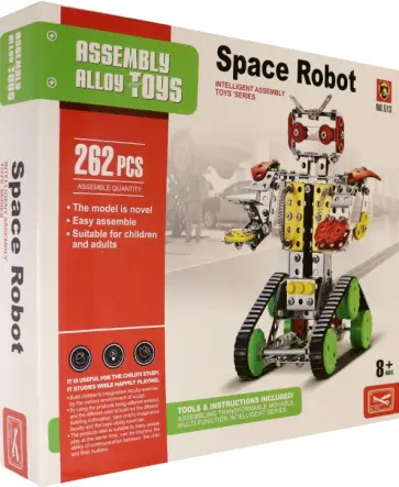 Металлический конструктор Робот, 262 элемента Металлический конструктор Робот, 262 элемента обложка книги