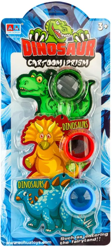 Волшебное стеклышко Динозавры, 3 шт. обложка книги