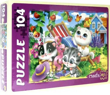 Puzzle-104. СМЕШНЫЕ КОТЯТА №2 обложка книги