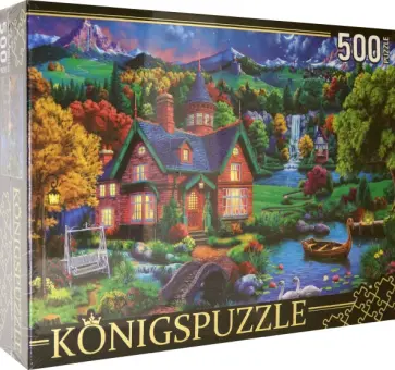 Puzzle-500. Ночной домик в горах обложка книги