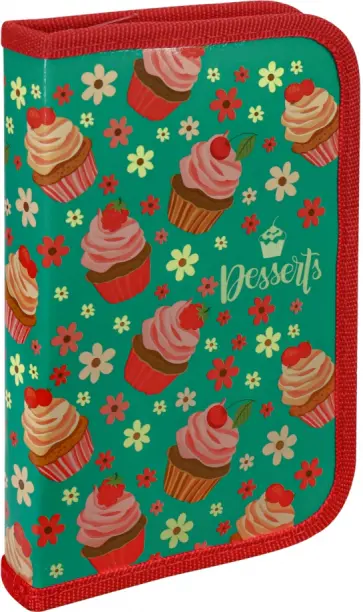 Пенал Время десерта, 1 отделение обложка книги