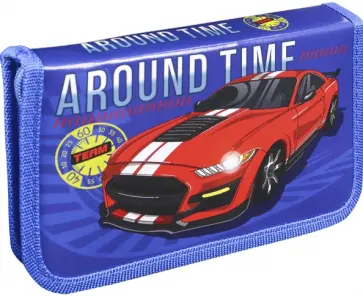 Пенал Красный маслкар, 1 отделение обложка книги