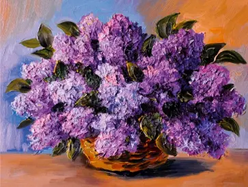 Алмазная мозаика Пушистая сирень обложка книги