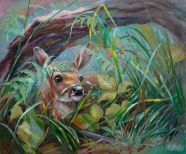 Алмазная мозаика. Спрятался обложка книги