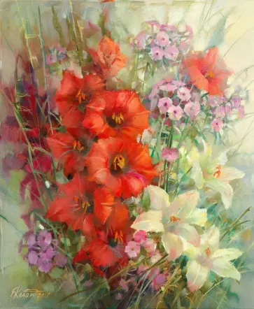 Алмазная мозаика. Цветочная симфония обложка книги