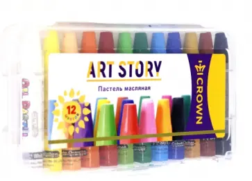 Пастель масляная ArtStory, 12 цветов Пастель масляная ArtStory, 12 цветов обложка книги