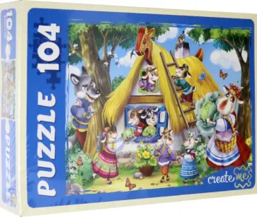 Puzzle-104. Волк и семеро козлят обложка книги