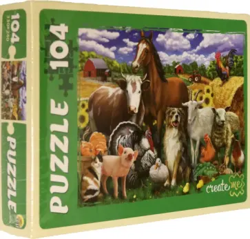 Puzzle-104. Домашние животные №2 обложка книги