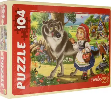 Puzzle-104. Красная шапочка обложка книги