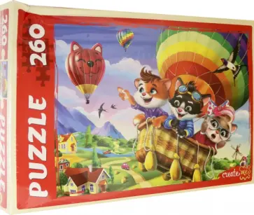 Puzzle-260. История котов №4 обложка книги