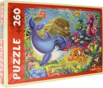 Puzzle-260. Морской мир обложка книги