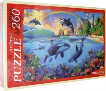 Puzzle-260. Морской мир №2 обложка книги