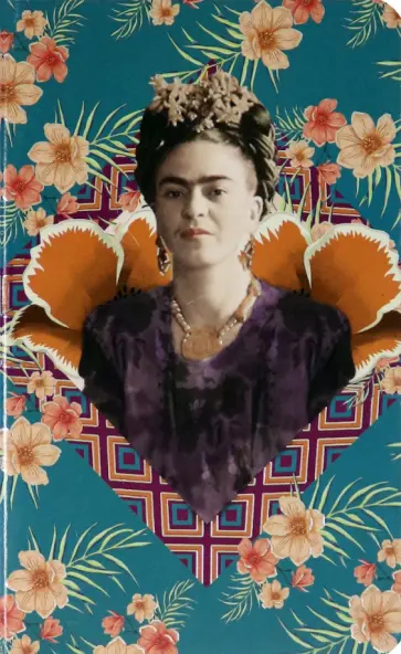 Блокнот Frida Kahlo Mini Notebook, А6, 32 листа, линейка + нелинованный, в ассортименте обложка книги