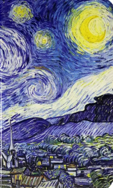 Блокнот Vincent van Gogh Mini Notebook, А6, 32 листа, линейка, в ассортименте обложка книги