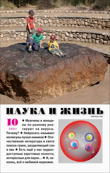 Журнал "Наука и жизнь" № 10. 2021 обложка книги