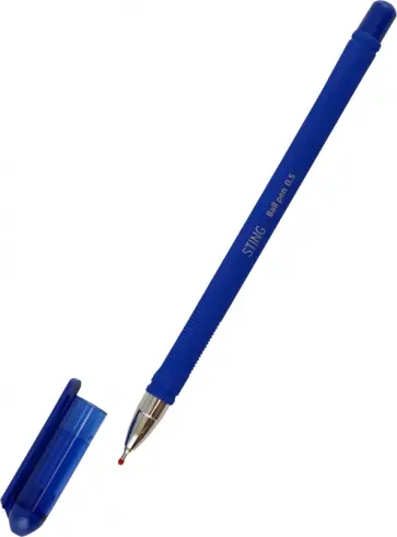 Ручка шариковая Sting, синяя, 0,5 мм обложка книги