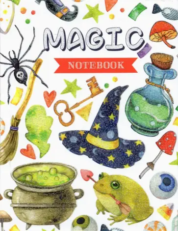 Блокнот Магия, В6, 64 листа, клетка Блокнот Магия, В6, 64 листа, клетка обложка книги